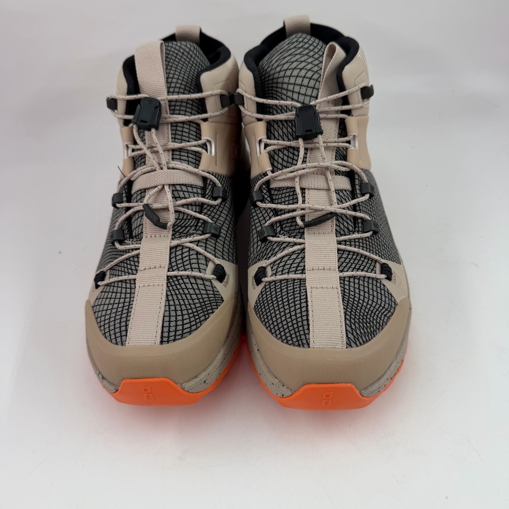 On Running Women’s Cloudtrax Sensa - SZ 7.5 - Sand/Flame Hiking Boots Sneakers - Picture 4 of 14